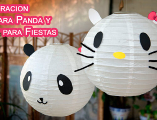 Lampara China Panda o Kitty para Fiestas