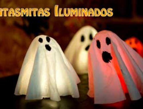 Fantasmitas de Halloween Iluminados Ideales para Decoracion