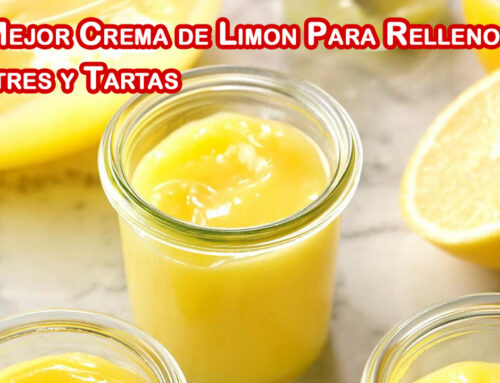 La Mejor Crema de Limón Para Rellenos, Postres, Tartas y Muy Fácil de Hacer