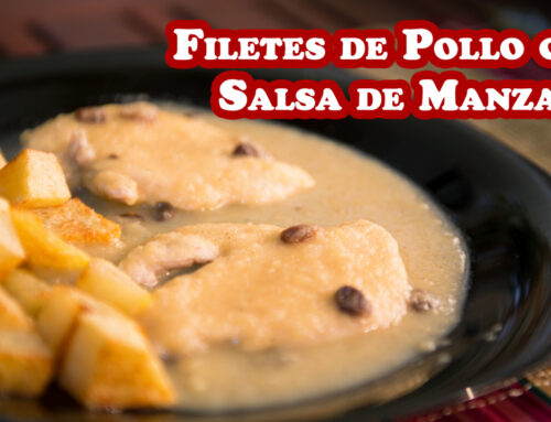 Filetes de Pollo con Salsa de Manzana, Receta Fácil y Deliciosa