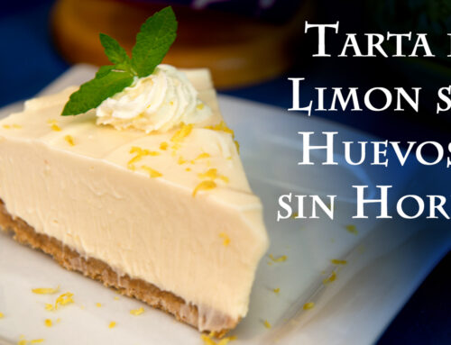 Tarta de Limon sin Huevos y sin Horno